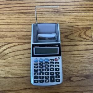 Canon Palm Printer P1-DH V, 12 Digit Handheld  Printing Calculator - Tested